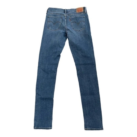 Women's Jeans Medium Wash Blue Levi Strauss 711 Skinny Jeans Size: 29 - Picture 6 of 6
